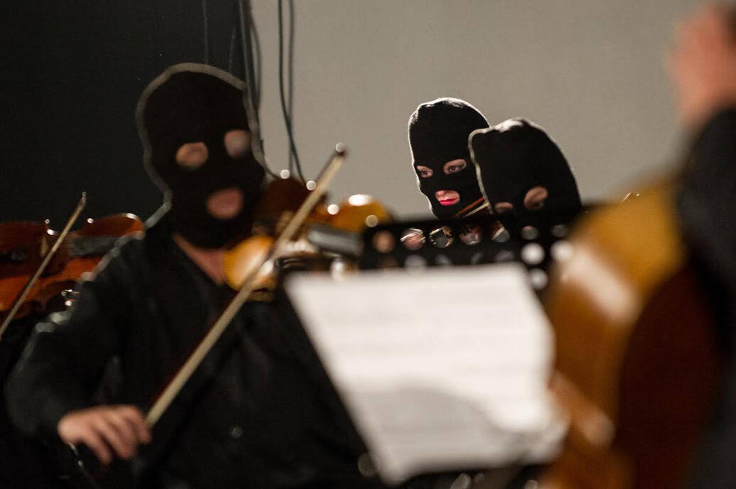 International performance at the Pyramid Building / former dictator’s museum. Courtesy of: Galleria Continua. October, 2017, Tirana – Albania