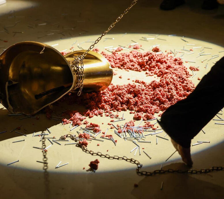 A performance by Klod Dedja., part of “Cloud Festival 8th Edition”. May 2024. Tirana - Albania.